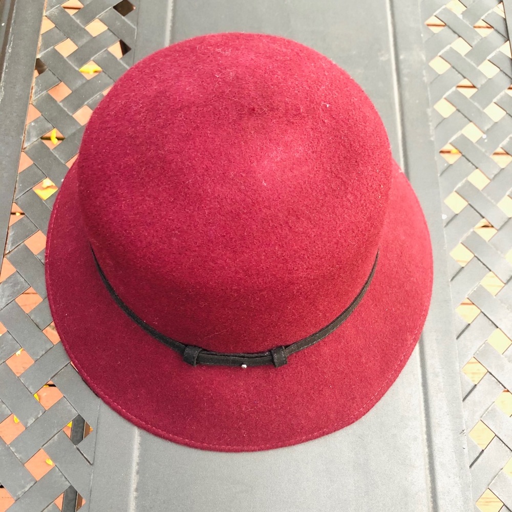 Charming Charlie’s Burgundy Hat